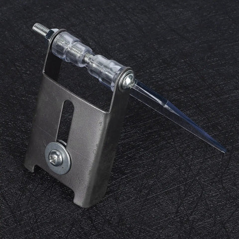 Bench Grinder Eyeshield Kit With 304 Stainless Steel Case Shield Attachment For 125 150 200 250 Grinders side view