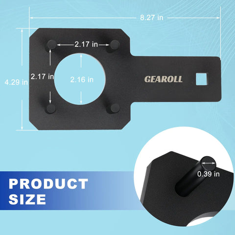 Chrysler 3.6 Pentastar Timing Tool Kit With Camshaft Phaser Lock Tool For VW Jeep Dodge 3.6L Engines, product dimensions shown.