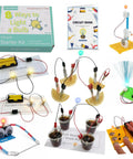 Hands On Electric Circuit Kit For Kids And Students 8 Experiments In 7 Sets With Series And Parallel Circuits Seawater Power Fruit Batteries Beginner Friendly Electrical Science Projects, circuit starter kit box and experiments
