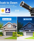 Comparison of house lighting with Two Pack Outdoor Photo Cell Sensor For Dusk To Dawn Lighting Auto On Off Photocell Switch UL Listed IP65