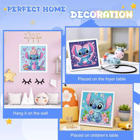 Starter Friendly Diamond Art Painting Kits Six Pack For Beginners Easy DIY Cute Heart Gem Art Sets for decoration ideas