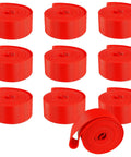 Rim Tape Set For Road And Mountain Bikes, 700C Fit, 18-20mm Tire Rim Strips, Durable PVC Rim Liner, 10 Pieces, bright red rolls