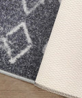 Non Slip Stair Treads Set of 13 Blue Bohemian Distressed Peel and Stick Alfombras for Stairs 8x30 Inches texture view