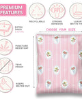 Cute Pink 10x13 Poly Mailers Pack Of 100 For Clothing Shipping Durable Lightweight Plastic Envelopes With Strawberry Bouquet Design