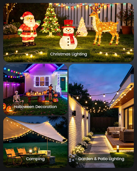 Heavy Duty 25 Foot Outdoor Extension Cord Featuring Three Badass Multiple Outlets And 18 Gauge Weatherproof Construction sure for holiday lighting.
