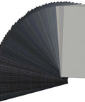 All Purpose Pro Grade Sandpaper Kit DIY Friendly With 48 Pcs Wet Dry Sheets 16 Grits From 120 To 5000
