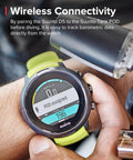 D5 Wrist Dive Computer With USB Cable Black, 100m Water Resistant, Wireless Tank Pressure showing barometric data connectivity