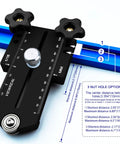 Precision measurement details of Heavy Duty Thin Rip Jig Fence Guide Compatible With Most Table Saw Band Saw Router Table.