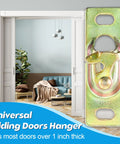 Pocket Door Hardware Kit For RV Sliding Doors Including Hanger Rollers And Connection Plate, Easy Install Assembly