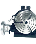 6 Inch Rotary Table With 3 Slots And Steel Dividing Plates, Operation Manual Included, Pro Grade Precision