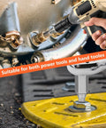 13 Piece Screw Extractor Set Multi Spline Easy Out Bolt Extractor Kit used with power tools on rusted fasteners