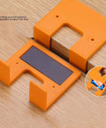 Door Jamb Hinge Jig With Magnetic Mortise Plate Thickened Hinge Install Fix Tool For Quick Accurate 90 Degree Door Hinge Setup