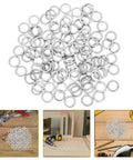 Beefy Stainless Steel Spring Lock Washers M8 Pack Of 100 304 Stainless Heavy Duty Split Ring Washers For Bolt Protection Perfect For DIY Projects