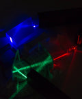 Color Mixing LED Optics Kit For Kids, Hands On Ray Box Experiments In Reflection And Refraction With Red Green Blue LEDs