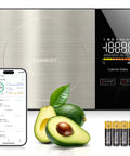 Smart Nutrition Food Scale With App, 1g Precision Digital Kitchen Scale For Tracking Calories, 24 Nutrients, Macros, Fat