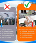 Comparison of uninsulated spigot and insulated pipe with Eight Pack Foam Pipe Insulation With Aluminum Foil For Outdoor Spigots.