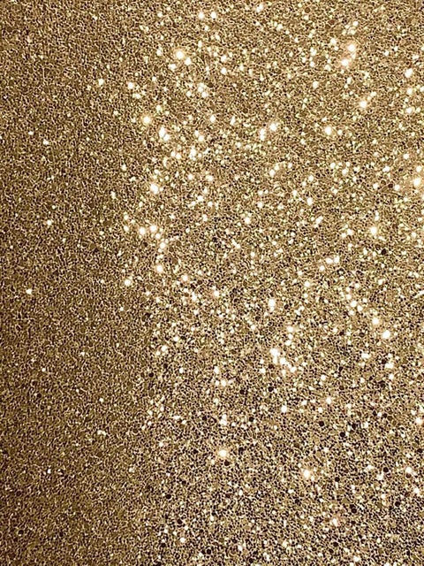 Gold Sequin Wallpaper Roll With Sparkle Finish For Living Rooms And Feature Walls Metallic Texture 20.5 Inches By 19.5 Feet