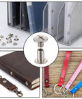 Gear Up Your Leather Creations With This Sick 40 Pack Of Chicago Screws Rivets, assorted sizes and stainless steel for belts and books.