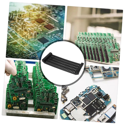 Anti Static PCB Tray Storage Rack for Circuit Boards with multiple PCBs, showcasing organization and safe handling of electronics.