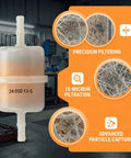 Fuel Filter 15 Micron Compatible With Kohler 24 050 10 24 050 02 S 24 050 13, featuring precision filtering details.