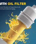 Beefed Up All Aluminum Engine Oil Filter Housing With Oil Cooler Upgrade showing integrated oil filter feature for 3.6L engines.