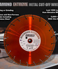 Heavy Duty Diamond Cut Off Wheel 12 Inch For Metal Cutting All Purpose Diamond Blade Vacuum Brazed For Rebar Steel Iron