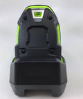Rugged charging cradle for Hardcore Rugged Cordless Barcode Scanner Kit Built For The Grind, designed for heavy-duty use.