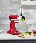 Fresh Prep Slicer Shredder Stand Mixer Attachment For Quick Slicing Grating And Shredding Turns Your Stand Mixer Into A Boss Helper Durable Stainless Steel Components Fits Most Mixers in use