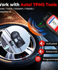 MX Sensor 315 Plus 433MHz Universal TPMS Sensor For Cars And SUVs Tire Pressure Monitoring System EZ Install Relearn Ready on wheel