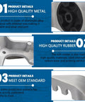 Ford Escape 2 Pack Exhaust Muffler Hanger Mount Bracket Replacement for 2013 2019 Tailpipe Mount Aluminum Alloy Material Details