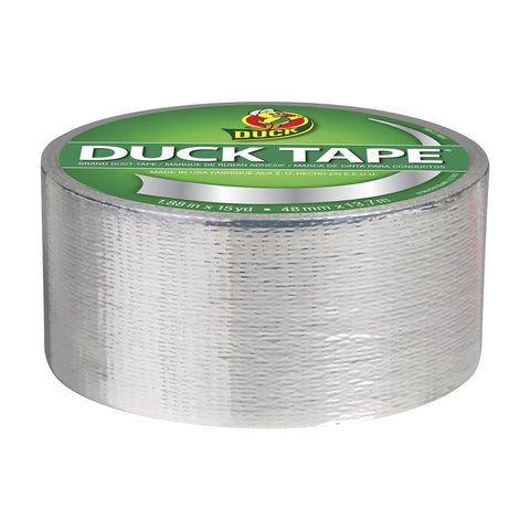 Metallic Chrome Duct Tape Roll 1.88 Inches By 15 Yards For Quick Fixes And Handy Craft Projects, Bold Easy Tear