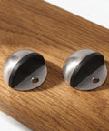 Stainless Steel Floor Door Stopper 2 Pack No Drill Anti Collision Bumper With Non Slip Base For Bedroom And Bathroom Safety Corrosion Resistant Easy Install