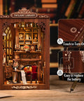 DIY 3D Wooden Book Nook Kit For Adults Teens And Beginners A Miniature Tiny House For Bookshelf Decor An Awesome Gift