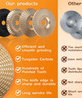 Comparison of Wood Shaping Disc Set For 4 Inch Or 4 1/2 Inch Angle Grinders With 5/8 Inch Arbor and other disc sets.