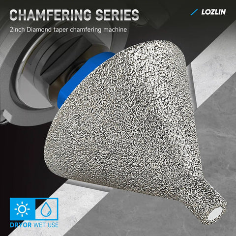 17 Piece Wet Dry Diamond Hole Saw Kit With Turbo Blades For Porcelain Marble Concrete Tile Drilling angle grinder view