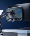 Legit Heavy Duty Monitor Arm With Sleek Cable Routing, Smooth Tilt And Swivel Flex, Takes Displays Up To 39 Inches, Ergonomic Vesa Mount for a clean workspace.