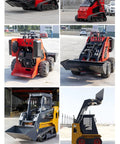 Compact Track Loader Skid Steer With Enclosed Cab And High Flow Hydraulics For Snow Removal, Excavation, Demolition, And Site Preparation