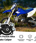Front Disc Brake Caliper With Pads For 50cc 47cc 49cc Mini Dirt Bikes And Pocket Bikes Compatible With SYX Moto SSR X Pro.