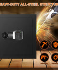 17.71 Inch Fireproof Hidden Wall Safe With Numeric Keypad and Spare Keys featuring heavy-duty all-steel structure