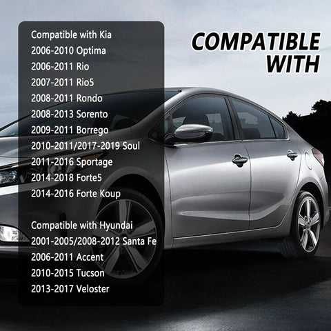 Compatible Kia and Hyundai cars for Coolant Reservoir Cap Replacement For Kia Optima And Hyundai Accent OEM 25441-26100 254412B100