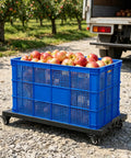 Workhorse Heavy Duty Furniture Dolly With Reinforced Steel Frame And Ball Bearing Swivel Casters For Smooth Roll Over Gravel Concrete And Thresholds Built For Easy Hauling And Tough Moving Jobs, apple crate on gravel