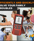 Professional Studs Finder with Multiple Depth Setting for Location of Hide Structures Behind Wall and Ceilings Electric Wire Transducer for Partitions in use during home installations.