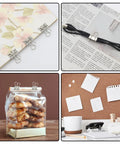 Complete Office Supplies Set With Paper Clips, Binder Clips, And Push Pins In A Handy Box for versatile organization uses