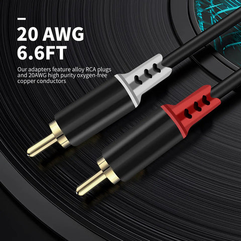 Dead Simple RCA To Speaker Wire Hookup That Gets Your Rig Back On Track This 20 AWG Audio Patch Cord 6.6ft with alloy RCA plugs.
