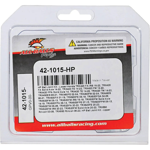 Beefed-Up HP Ball Joint Kit OEM Replacement for Cars and Trucks, Aftermarket Engineering Tested Durability, Easy Install, Precision Fit, Smooth Steering, Reliable Control, package 42-1015-HP