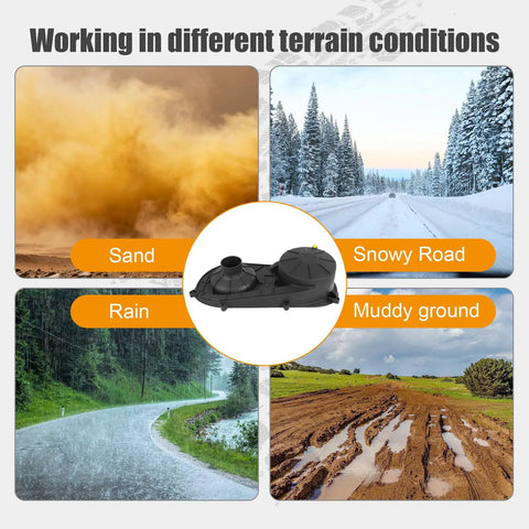 Beefy Outer Clutch Cover For Polaris General And RZR CVT Housing Replacement 2635611 in diverse terrain conditions