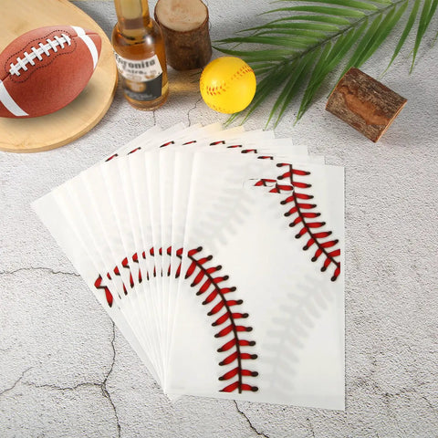 Baseball Party Gift Bags 50 Pack Dope Team Theme Favors For Birthday Celebrations Easy Candy Snack Storage Bags Practical Goodie Bags For Presents White And Red