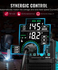145A Dual Voltage MIG Welder For Home DIY 4 In 1 Gasless Flux Core MIG Lift TIG Stick Welder With LED display