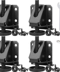 Heavy Duty Furniture Leveling Feet Set Of Four With Lock Nuts Adjustable Table Leg Levelers for tables, cabinets, shelves