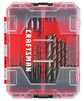 85 Piece Drill Bit Set With Four Ranges For Wood Metal And Masonry Durable Shock Resistant Tool Steel Build in plastic case